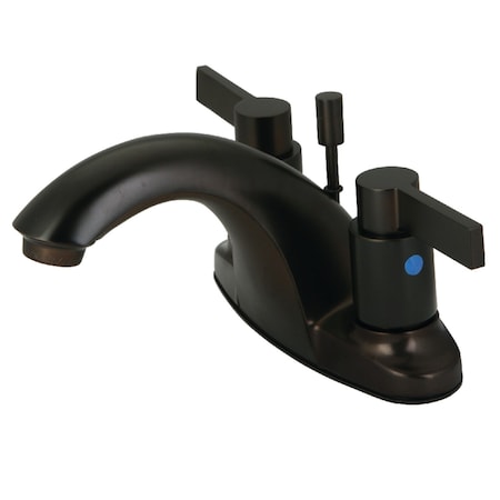 Kingston Brass KB8645NDL 4" Centerset Bathroom Faucet, Oil Rubbed Bronze KB8645NDL